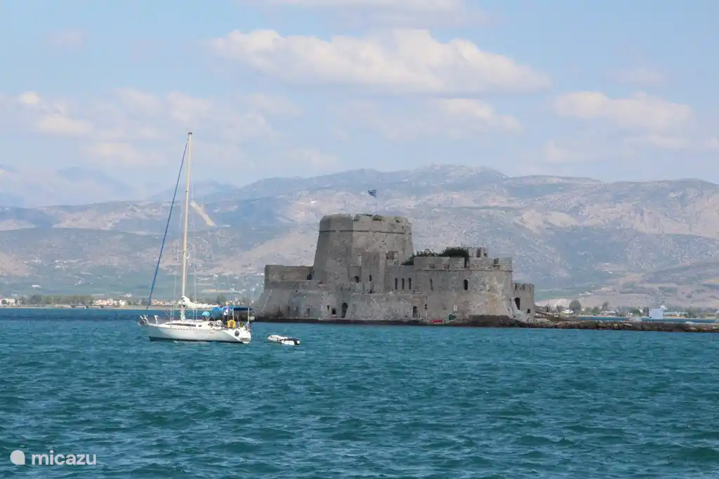 The Bourtzi is a Venetian fortress that is located in the port of Nafplion and can also be visited.