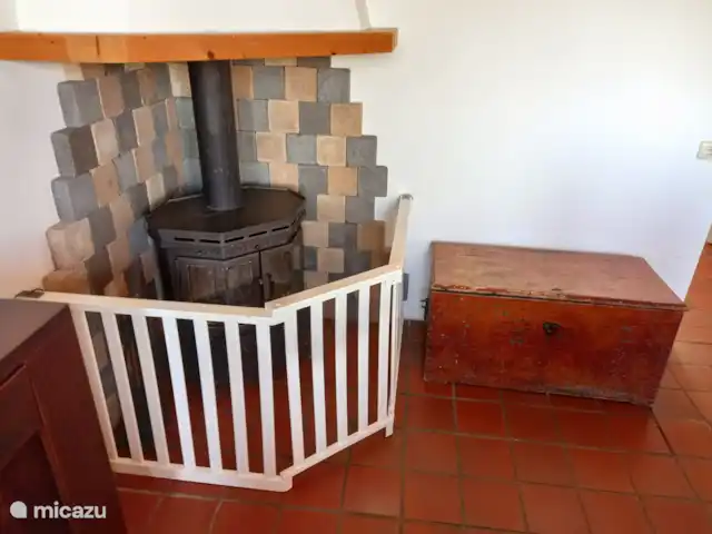 Casa de vacaciones 'La vieja escuela' en Países Bajos, Zelanda, IJzendijke - casa vacacional Chimenea en el comedor