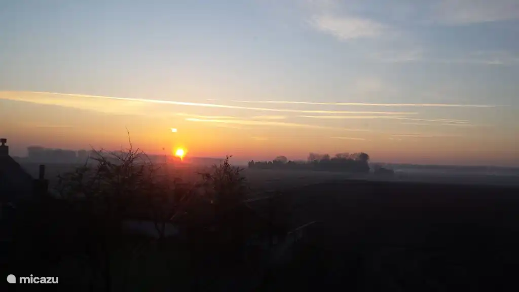 ver desbordamiento, amanecer