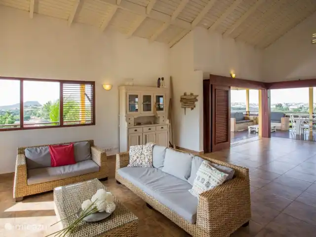 Villa Sandmarie | Curaçao, Banda Ariba (est), Cas Grandi - villa Espace de vie à l'étage