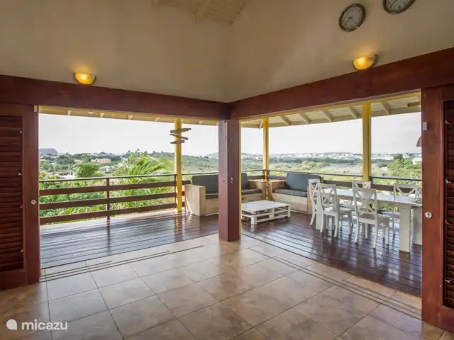Villa Sandmarie | Curaçao, Banda Ariba (est), Cas Grandi - villa Porche avec une vue imprenable!