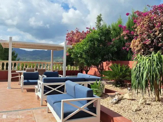 Villa de luxe avec chauffage. piscine privée | Espagne, Costa Blanca, Gata de Gorgos - villa Couvert à l'extérieur