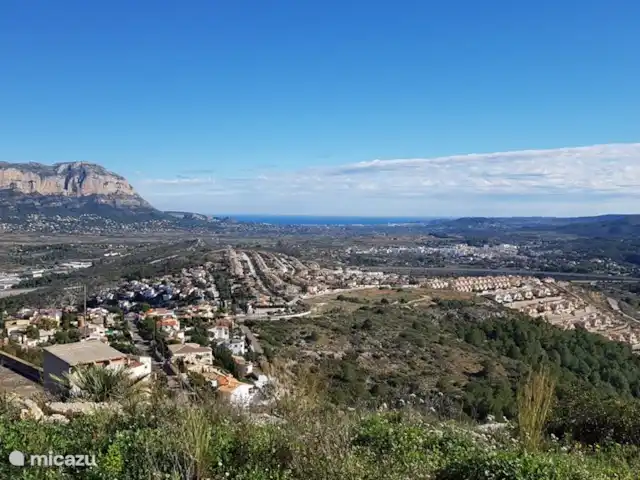 Villa de luxe avec chauffage. piscine privée | Espagne, Costa Blanca, Gata de Gorgos - villa Vue depuis la colline