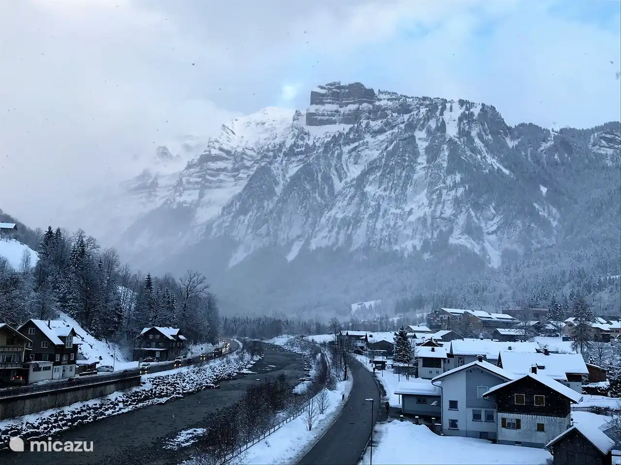 view of the Kanisfluh from the balcony