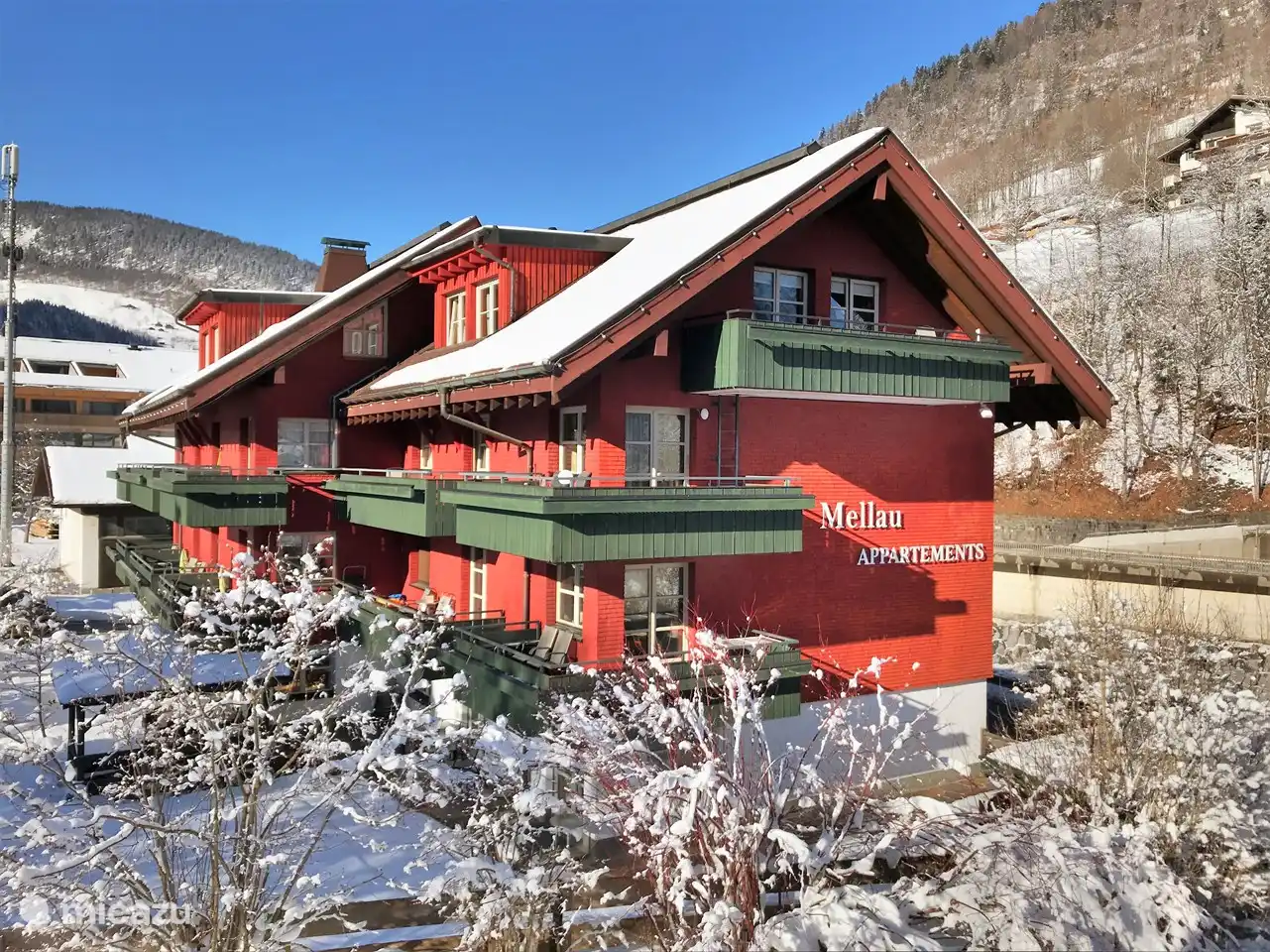 Mellau-Damüls ski area. The largest ski area in Vorarlberg.