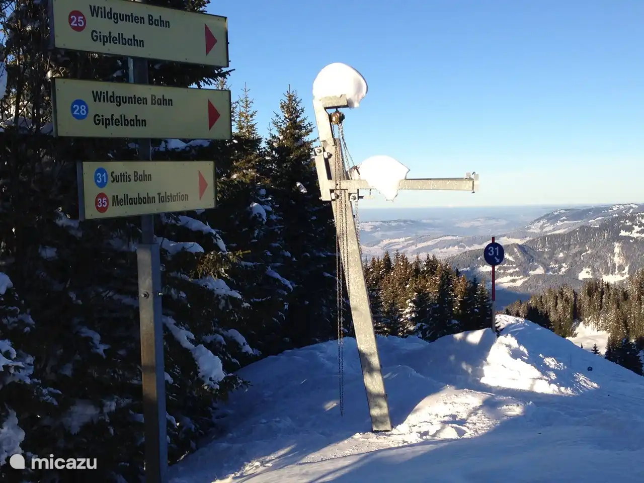 Mellau-Damüls ski area.