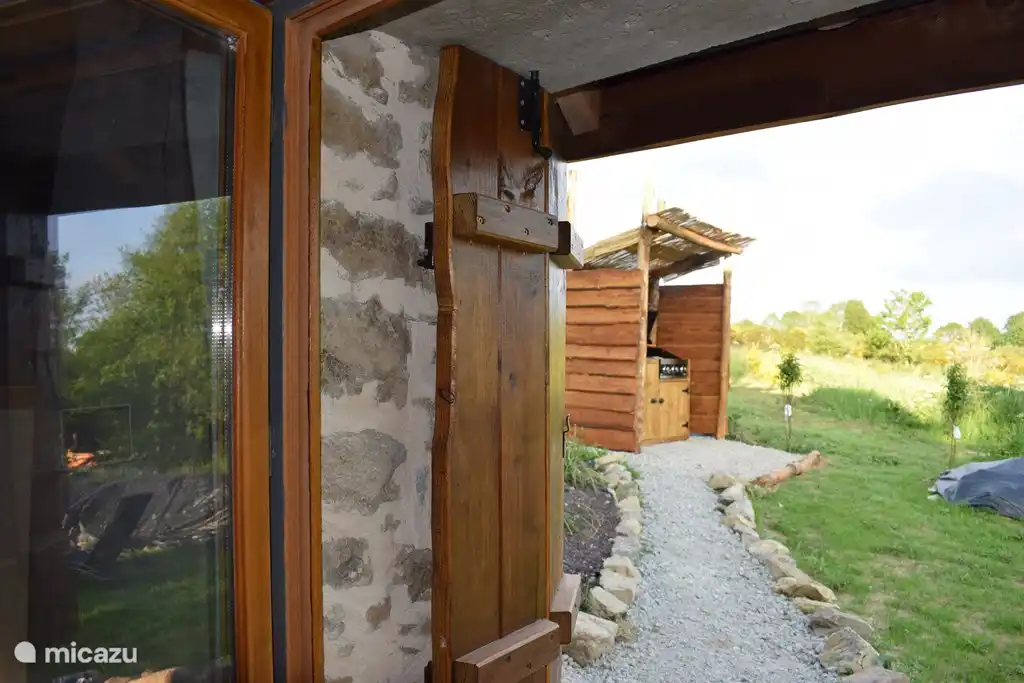 Zicht vanuit zij raam