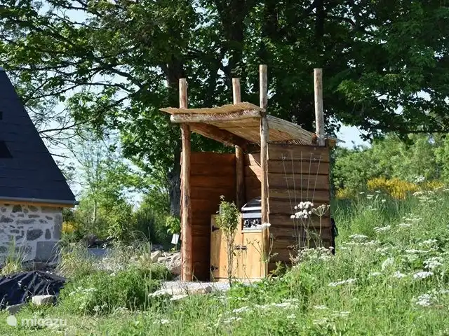 Maison QQ | France, Puy-de-Dôme, Gouttières - maison de vacances Cuisine extérieure