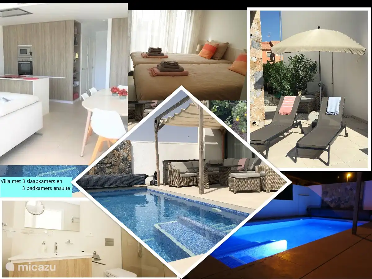 Villa avec piscine privée et toutes les chambres avec salle de bain attenante