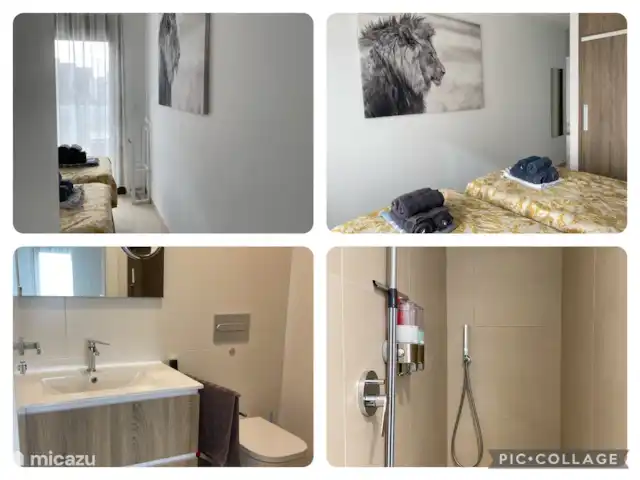 Casa de Sebilla -3 slpkmrs+3 badkmrs huren in Spanje, Murcia, San Pedro del Pinatar - villa Slaapkamer links boven met badkamer en-suite