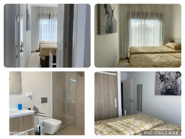 Casa de Sebilla -3 slpkmrs+3 badkmrs huren in Spanje, Murcia, San Pedro del Pinatar - villa Slaapkamer rechts boven met badkamer en-suite