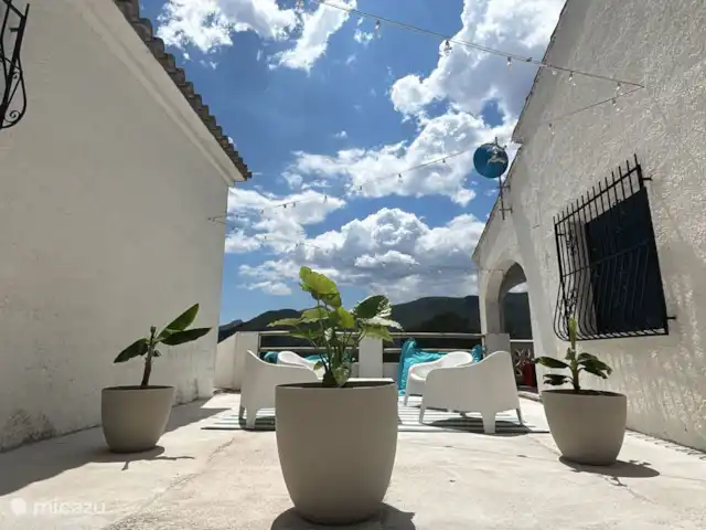 Mas Que una Casa en España, Costa Blanca, Adsubia - casa vacacional Terraza entre la casa 1 y 2