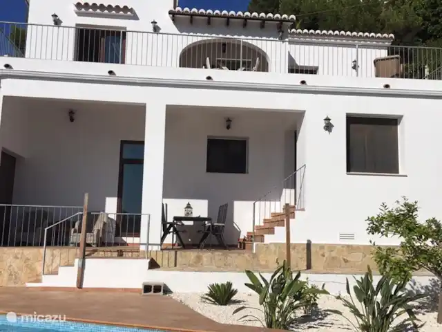 Villa Herrera en España, Costa Blanca, Moraira - villa La casa vista desde el solárium
