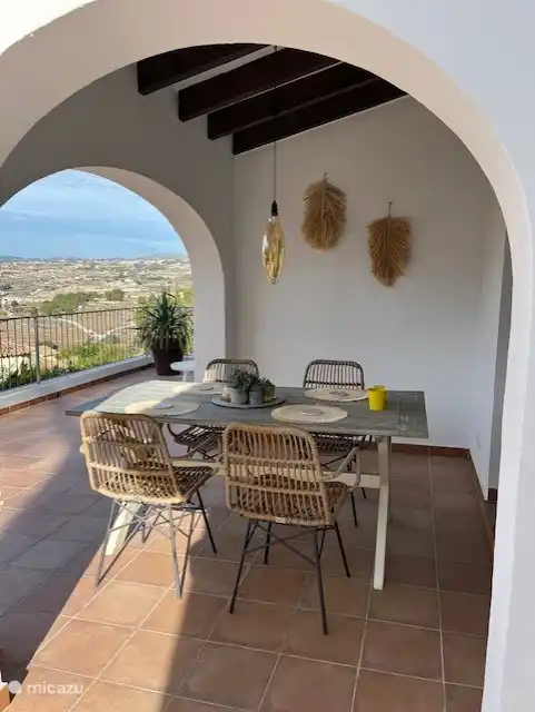 Terrasse à l’étage avec vue magnifique