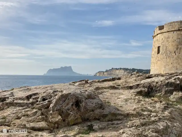 Villa Herrera en España, Costa Blanca, Moraira - villa Vista hacia Calpe