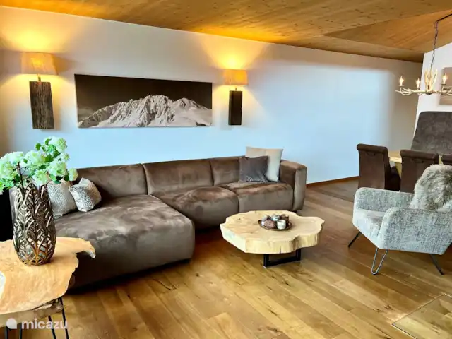 Résidence Neukirchen | Autriche, Salzburgerland, Neukirchen am Grossvenediger - appartement Canapé et fauteuil luxueux