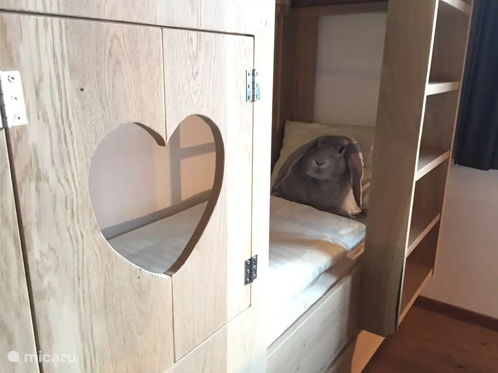 Close up Eiche Etagenbett