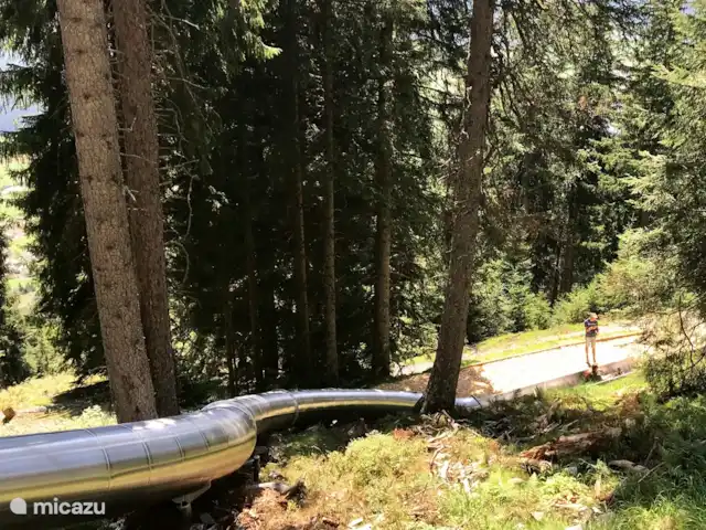 Résidence Neukirchen | Autriche, Salzburgerland, Neukirchen am Grossvenediger - appartement Les toboggans sont divisés par couleur, tout comme les pistes de ski ; bleu pour les débutants, rouge pour le parapente avancé et noir pour une expérience super effrayante !