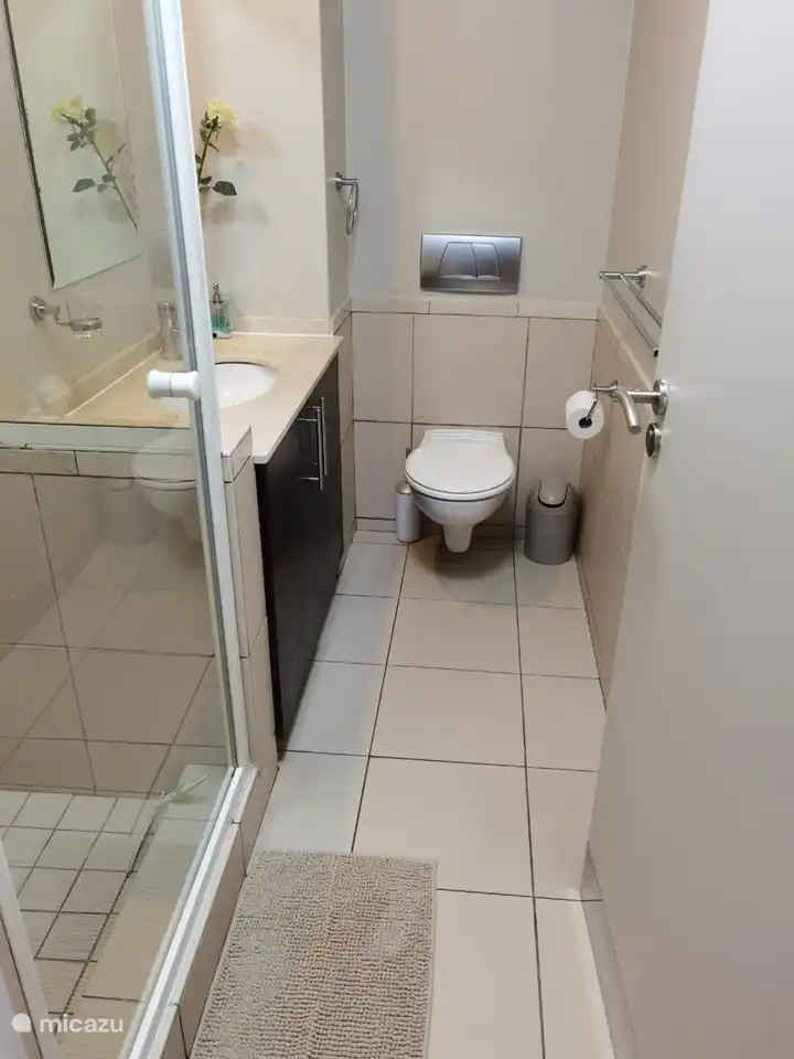 Das 2. Badezimmer mit Dusche. Befindet sich direkt neben dem 2. Schlafzimmer.