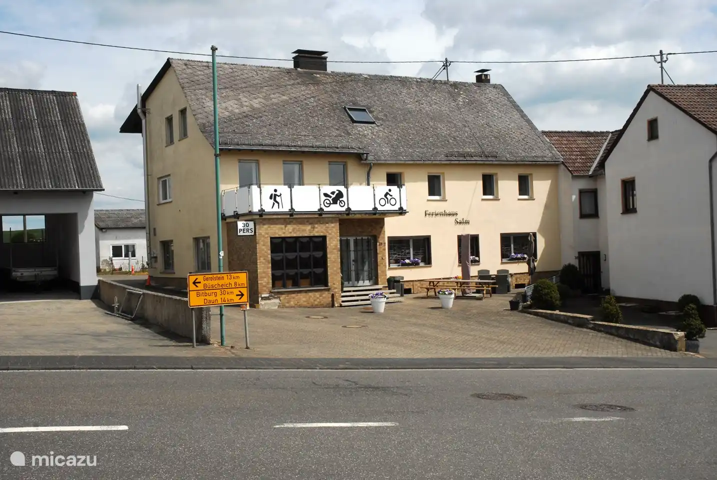 Front Ferienhaus Salm 