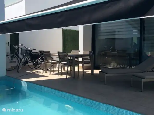Casa Bajo EL Sol | Espagne, Costa Cálida, Lo Pagán - maison de vacances Piscine, terrasse, mobilier de jardin, vélos, tente solaire