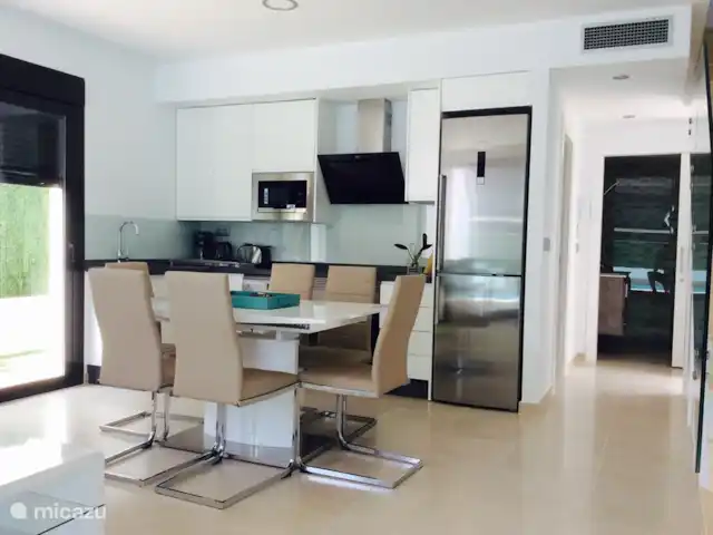 Casa Bajo EL Sol | Espagne, Costa Cálida, Lo Pagán - maison de vacances Cuisine et table de cuisine avec 6 chaises