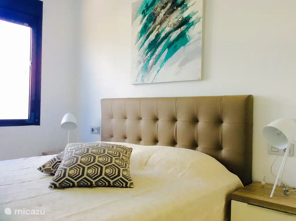 Bedroom 1 with a double bed