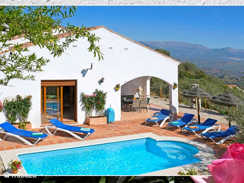 Holiday home in Spain, Costa del Sol, Comares Holiday house Villa Roble