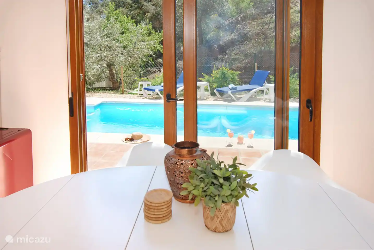 Accès à la terrasse