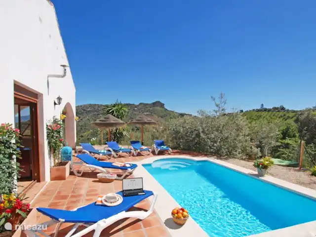 Villa Roblé | Espagne, Costa del Sol, Comares - maison de vacances Belle piscine pouvant être chauffée en supplément, idéale pour se baigner le soir !