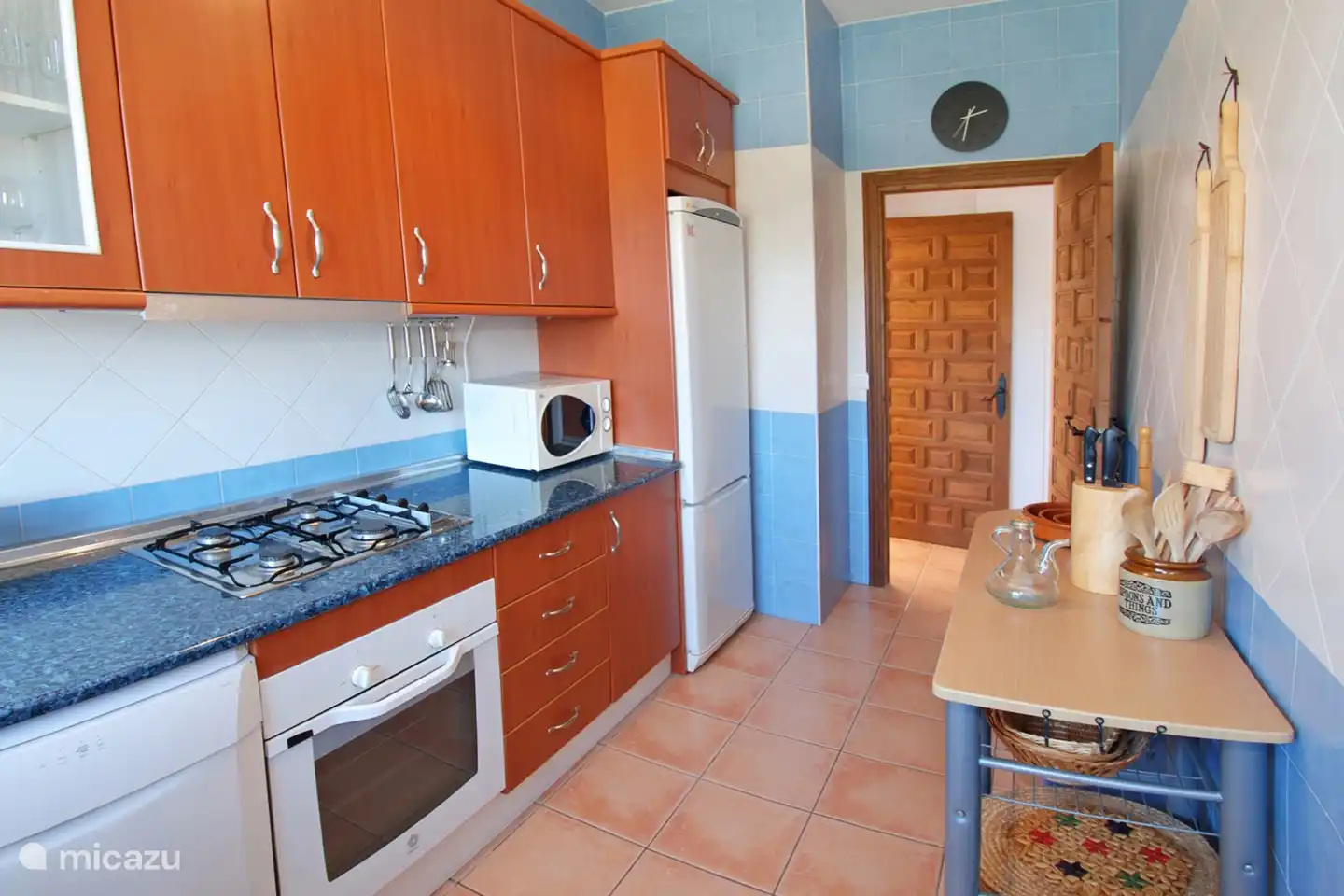 Cuisine avec tout ce dont vous avez besoin pour des vacances parfaites!