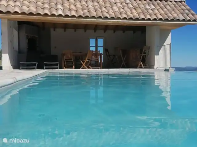 Le Mas de Vignal en Francia, Ardecha, Chambonas - villa casa de la piscina