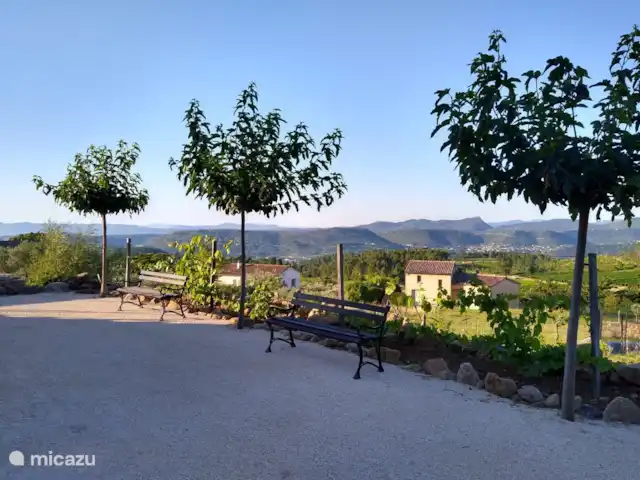 Le Mas de Vignal en Francia, Ardecha, Chambonas - villa petanca... con vistas al valle
