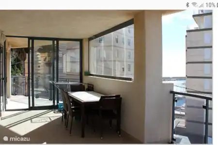Vakantiehuis Spanje, Costa Blanca, Calpe villa Appartement Stefka één van de twee terrassen