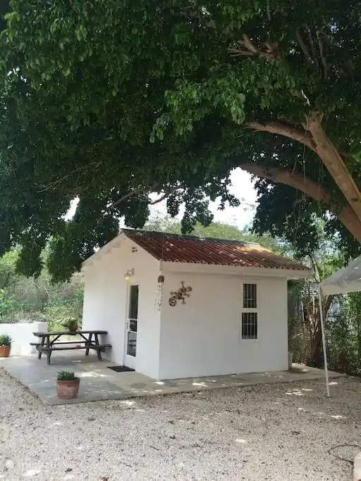 The casita which contains bedroom and big shows space