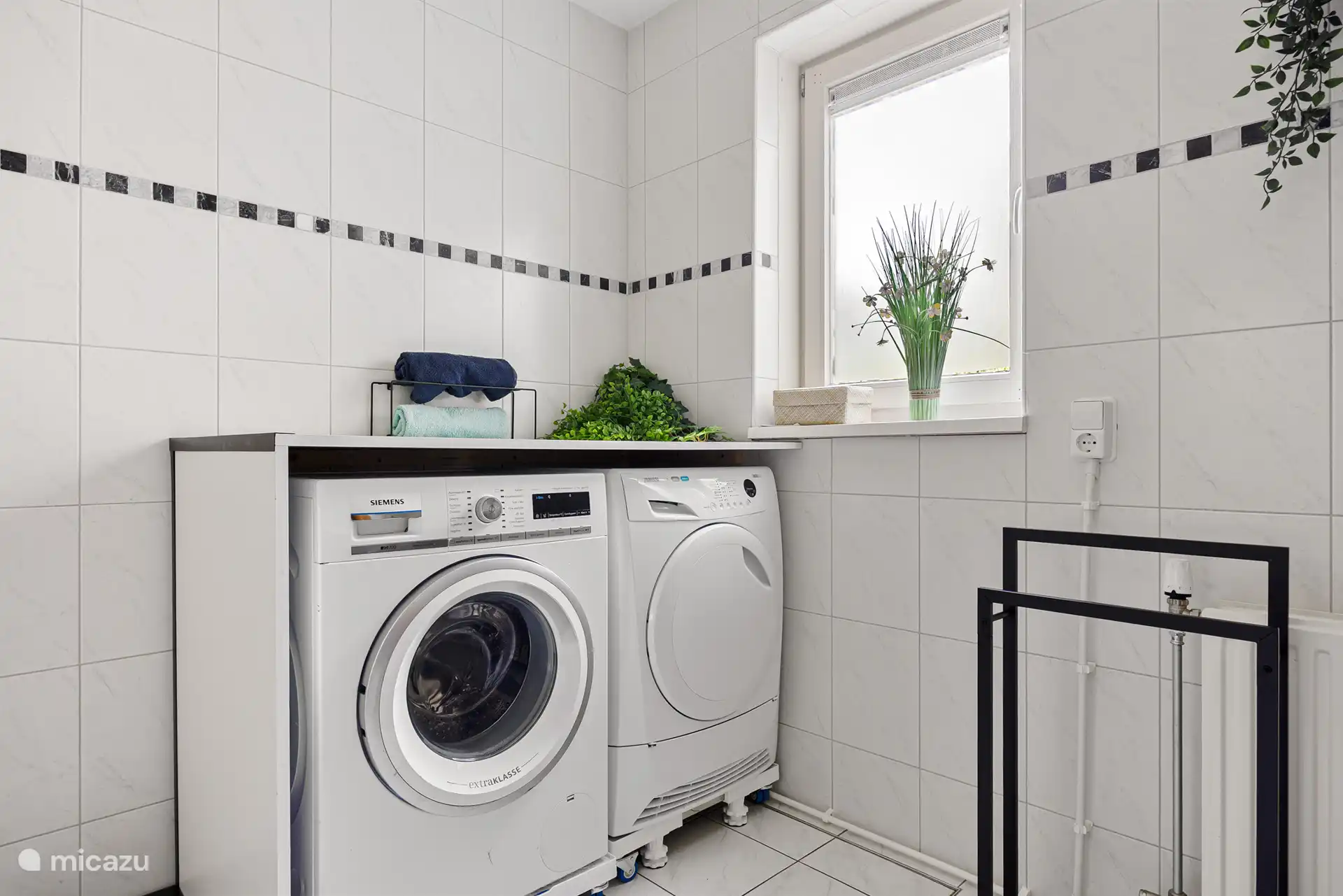 A washer and dryer for your convenience