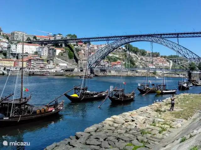 Location de Vacances Portugal, Porto, Porto, appartement - Porto Delight Appartement Rivière Douro avec Pont Luis.