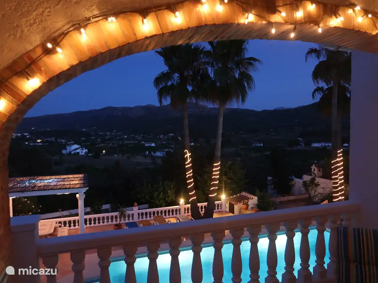 Abends sehr stimmungsvoll