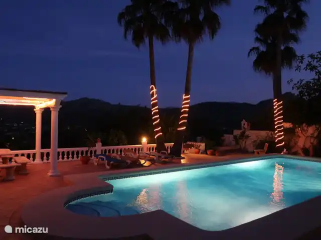 Location de Vacances Espagne, Costa Blanca, Jalón, villa - Maison Solvino Vous pouvez aussi vous baigner le soir