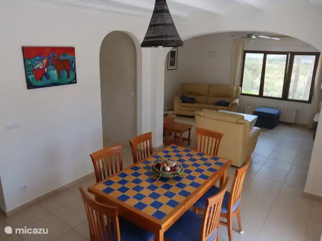 Location de Vacances Espagne, Costa Blanca, Jalón, villa - Maison Solvino Salon à l'étage