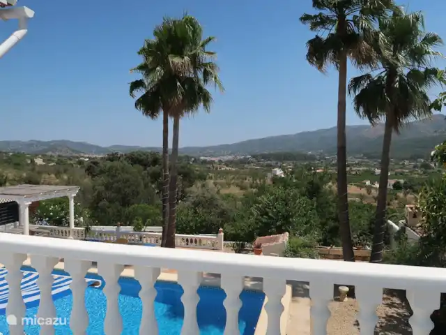 Location de Vacances Espagne, Costa Blanca, Jalón, villa - Maison Solvino Vue depuis la terrasse