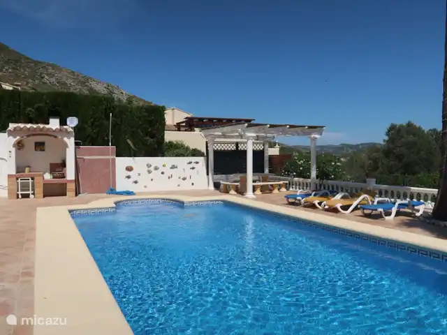 Location de Vacances Espagne, Costa Blanca, Jalón, villa - Maison Solvino Piscine avec douche extérieure