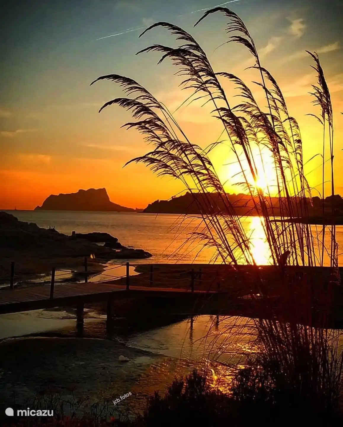 Moraira au coucher du soleil