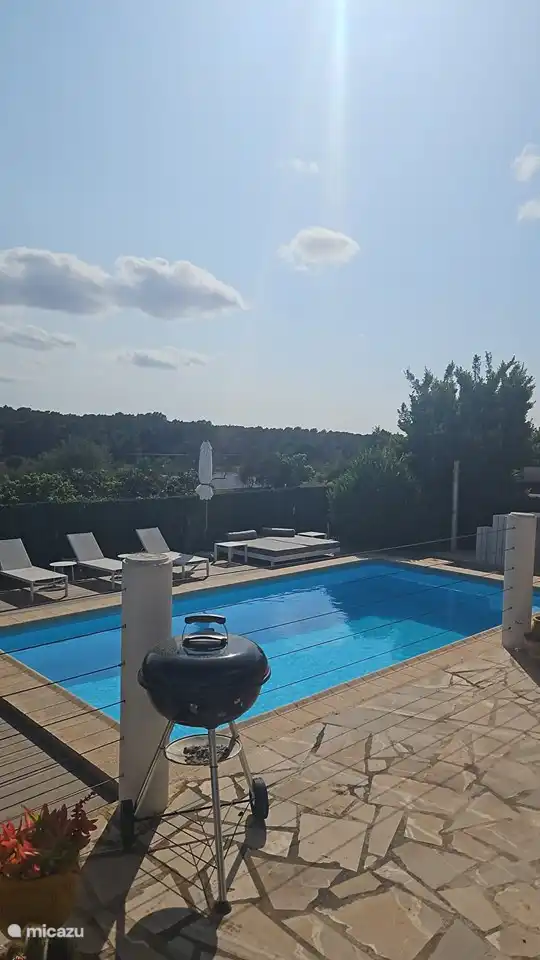 een kleinere barbecue voor op het terras