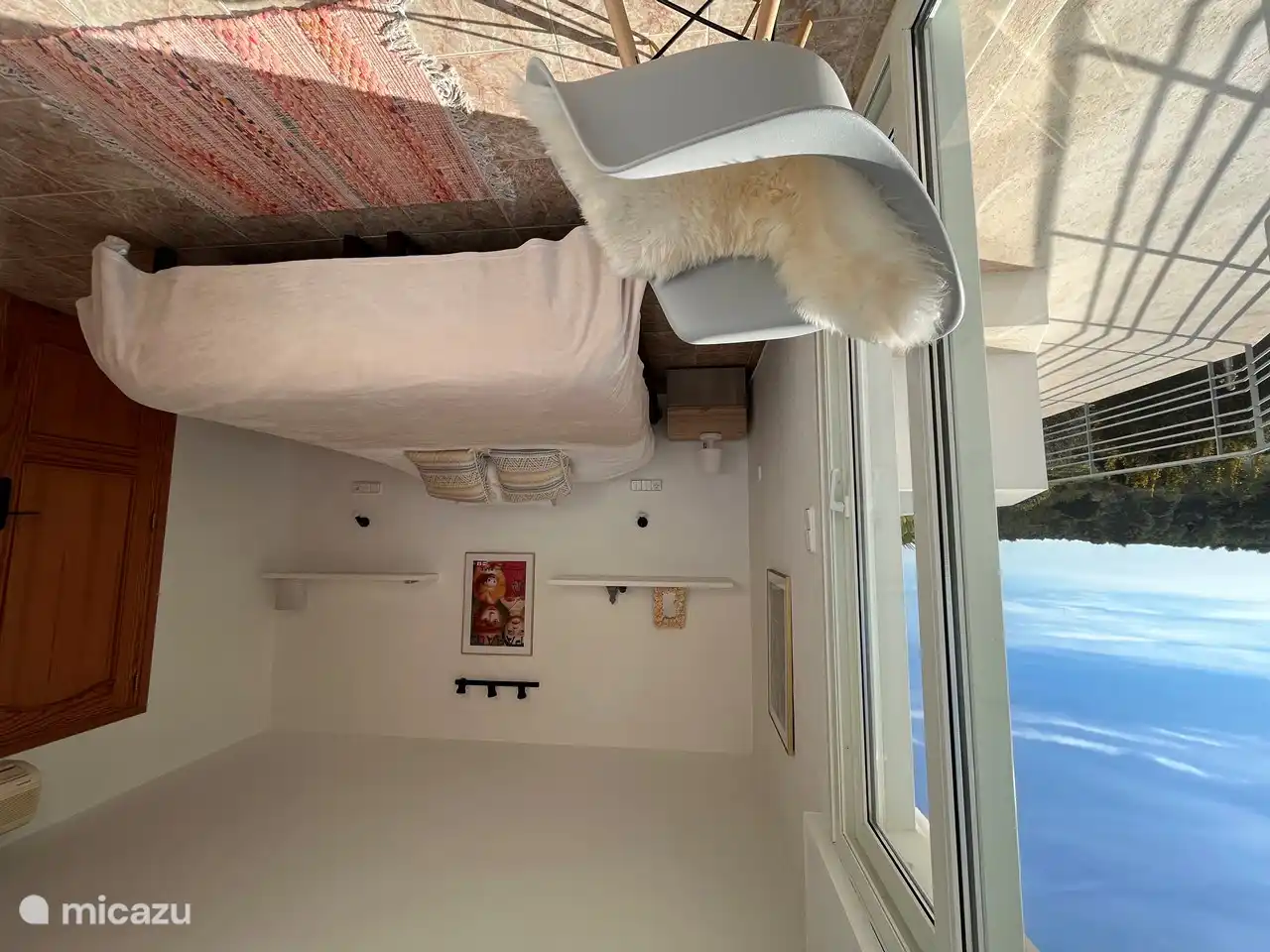 slaapkamer 2 met heerlijk dubbel bed, hier kunnen ook 2 bedden van gemaakt worden indien gewenst!