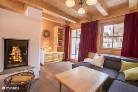 Vakantiehuis Oostenrijk, Salzburgerland, Königsleiten chalet Murmelalm Woonkamer