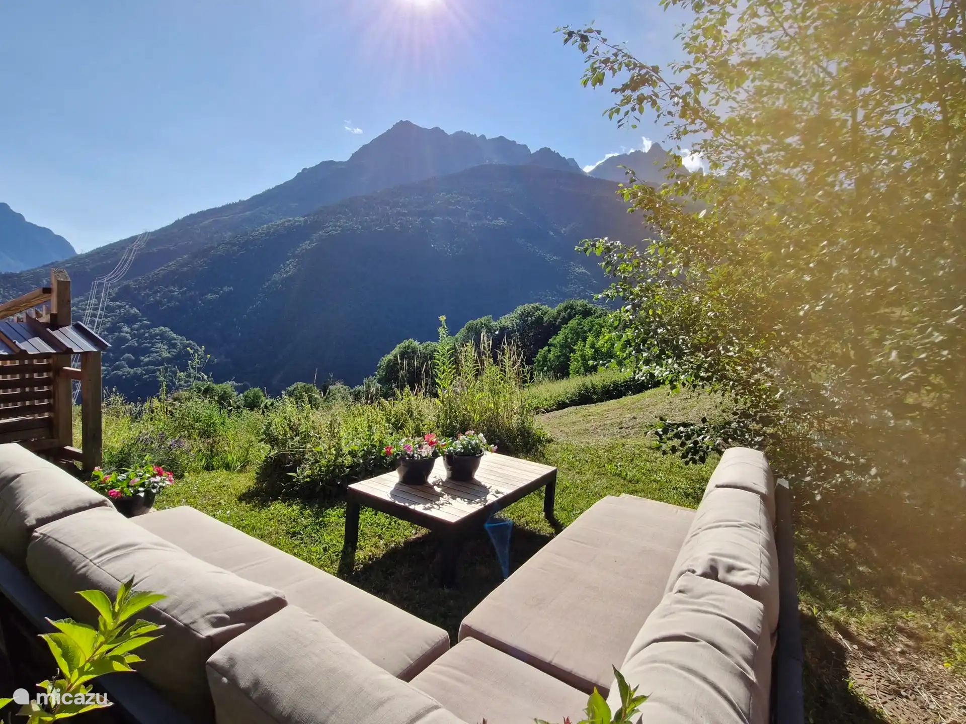 Blick aus dem Garten