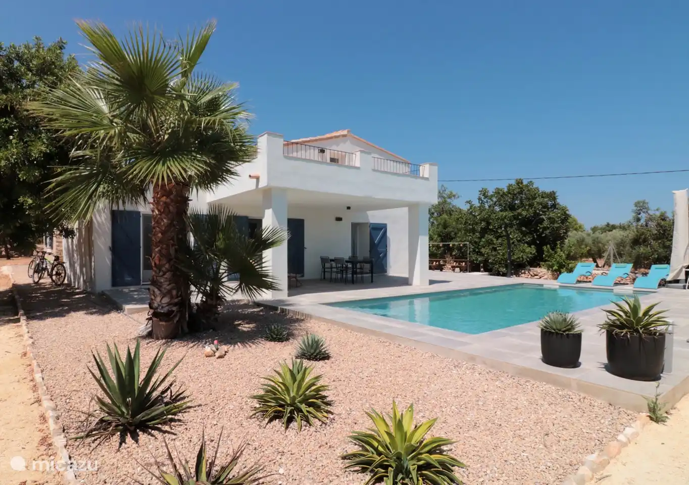 Sol de invierno, España, Costa Dorada, L'Ampolla, casa vacacional Casa Mi Favorito con piscina