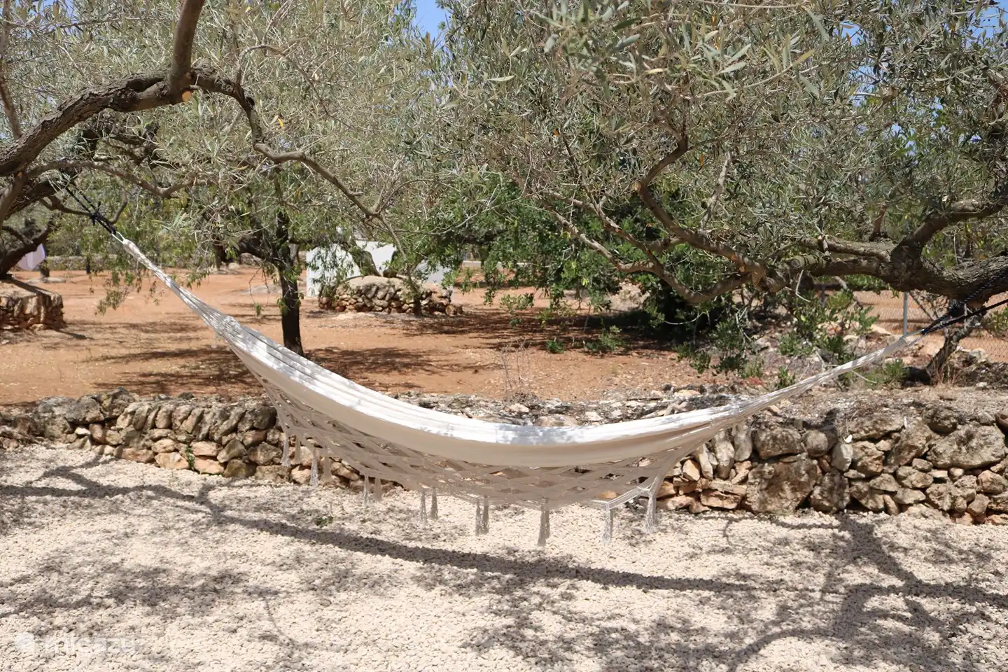 Descansando en una hamaca