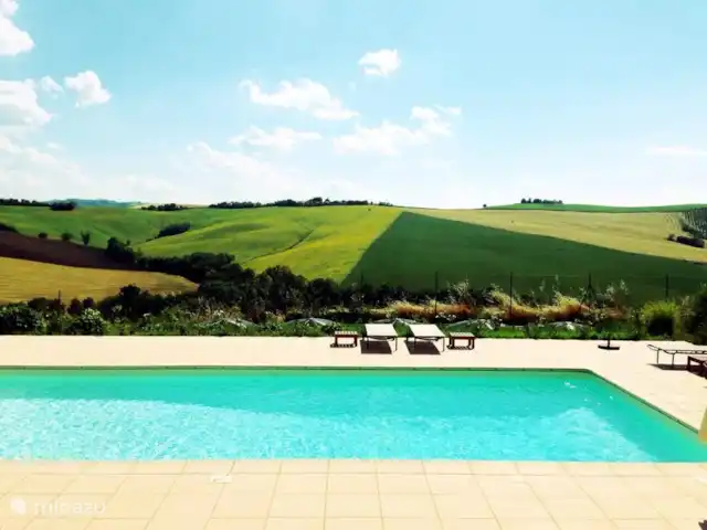 Villa Montileo en Italia, Marche, Belvedere Ostrense - villa Hermosas vistas de 360 grados